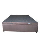 Cama Box Baú Viuvão Suede Marrom Com Pistão A Gás - Estrutura