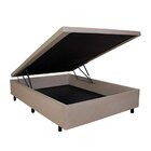Cama Box B&g Baú Casal Courino Bege 138x188x42 Bege
