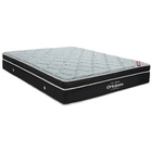 Cama Box Bipartido Casal + Colchão Ortobom Elegant Molas Supe