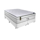 Cama Box Bipartido Casal + Colchão Portobel Ecstasy Molas Ens