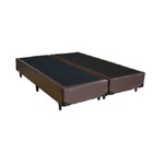 Cama Box Bipartido Premium Corino Marrom Queen 1 58 X 1 98 X
