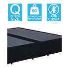 Cama Box Bipartido Queen + Colchão Portobel Veneza D33 64x158