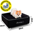 Cama Box Caminha Pet Cachorros E Gatos Luxo + Lençol Impermeá