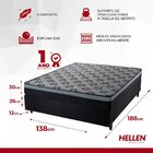 Cama Box Casal 138cm Safira Preto