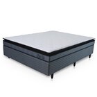 Cama Box Casal 138cm Safira Preto