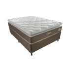 Cama Box Casal 138x188x59cm Latex Cygnus Montreal Tecido Sued