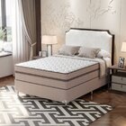 Cama Box Casal 138x188x63cm Molas Ensacadas Sonhare Montreal