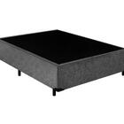 Cama Box Casal 1 38 X 1 88 Sued Cinza
