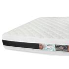 Cama Box Casal + Colchão Castor De Espuma D45 - Black White D