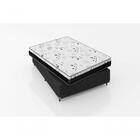 Cama Box Casal + Colchão D33 One Face - Suede Preto