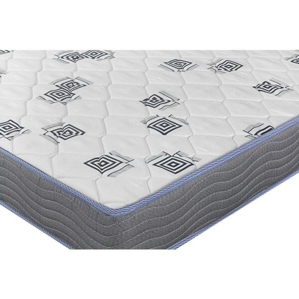 Cama Box Casal + Colchão Espuma D33 One Face (56x138x188) e-Shop Casa -  Suede Preto