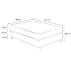 Cama Box Casal + Colchão De Molas - Comfort Prime - New Imper