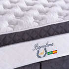 Cama Box Casal + Colchão de Molas Ensacadas e Látex Barcelona