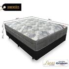 Cama Box Casal + Colchão De Molas Ensacadas Ortobom Iso Super