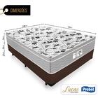 Cama Box Casal + Colchão De Molas Ensacadas - Probel - Evolut