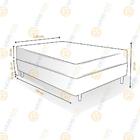 Cama Box Casal + Colchão De Molas Probel 138x188x59cm