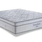 Cama Box Casal + Colchão Freedom(138x188x71) Ortobom