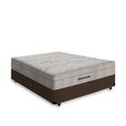 Cama Box Casal + Colchão Ortobom De Molas Ensacadas Airtech S