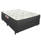 Cama Box Casal + Colchão Portobel Milão De Espuma D26 57138x1