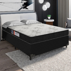 Cama Box Casal + Colchão Portobel Viena D23 60x138x188