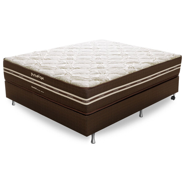 Cama Box Casal (box + Colchão) 138x188x67 Istambul Prorelax P