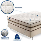 Cama Box Casal (box + Colchão) 138x188x67 Istambul Prorelax P