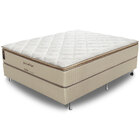 Cama Box Casal (box + Colchão) 138x188x71 Safira Prorelax Mol
