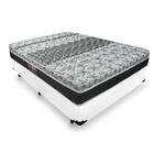 Cama Box Casal+ Colchão Castor 138x188x60cm Branco