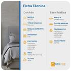 Cama Box Casal +colchão Ortopédico Ortobom 100 138x188x55cm