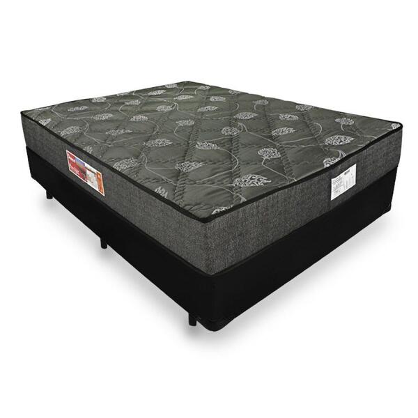 Cama Box Casal+ Colchão Prorelax Sienna 138x188x59cm Preto