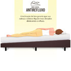 Cama Box Casal Anti Refluxo Marrom Inclinada 138x188cm Bf Col
