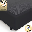 Cama Box Casal Anti Refluxo Preto Inclinada 138x188cm Bf Colc