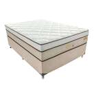 Cama Box Casal Aquarius Com Colchão Casal Molas Ensacadas Beg