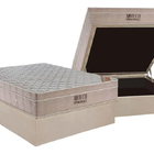 Cama Box Casal Baú + Colchão Airtech Springpocket Ortobom