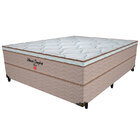 Cama Box Casal Black Confort Luxo - Pelmex - Branco / Preto /
