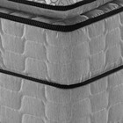 Cama Box Casal Cinza + Colchão Ortopédico Espuma D33 Pillow T