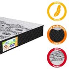 Cama Box Casal Colchão Espuma D33 Firme Duo Preto 138x188x60c