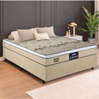 Cama Box Casal Colchão Espuma D33 Fort Gazin 138x188x59cm Beg