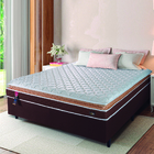 Cama Box Casal Colchão Espuma D33 Pillow Top Nobre 138x188x60