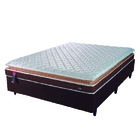 Cama Box Casal Colchão Espuma D33 Pillow Top Nobre 138x188x60