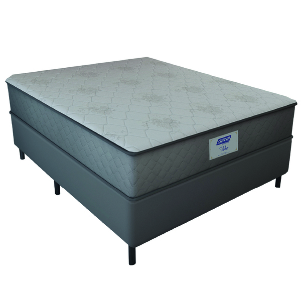 Cama Box Casal Colchão Gazin Com Molas Ensacadas Vibe 138x188