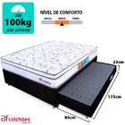 Cama Box Casal Colchão Molas Ensacadas Com Pillow Bicama Colc