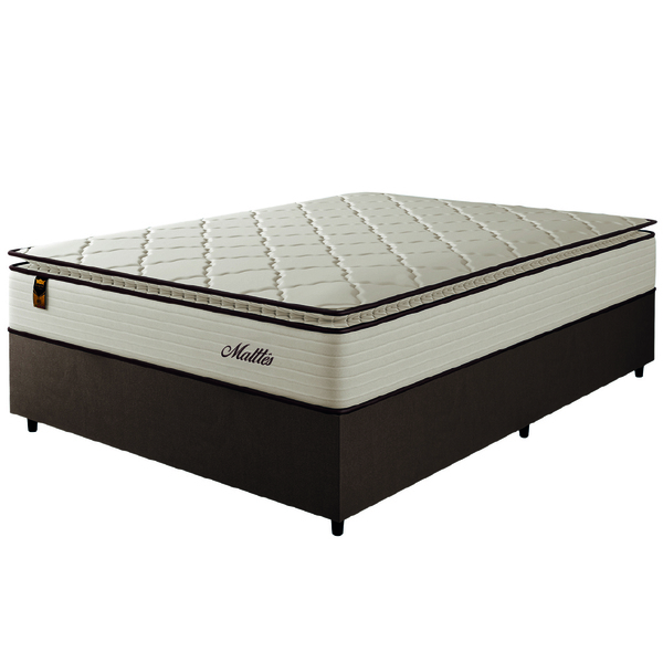 Cama Box Casal Colchão Molas Ensacadas Com Pillow Malttês 138