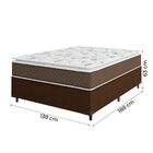 Cama Box Casal Colchão Molas Ensacadas Pillow Top Martino 138