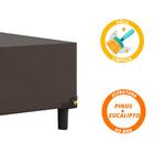 Cama Box Casal Colchão Molas Verticoil E Box Coil Marrom