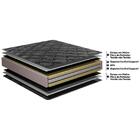 Cama Box Casal Colchão OrtoFirm Black + Box 138x188x71 Double