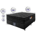 Cama Box Casal Colchão OrtoFirm Black + Box 138x188x71 Double