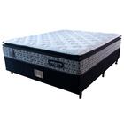 Cama Box Casal Colchão Pillow Top + Box 138x188x70 Molas Ensa