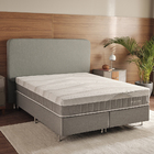 Cama Box Casal Colchão Vácuo Infinity Macio 138x188x64 Premiu