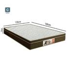 Cama Box Casal Com Baú + Colchão Molas Bonnel 138x188x24cm